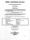 Air Conditioning Specialist SWA-C
