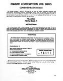 Combined Basic Skills (Chemical Operator) BWC-R
