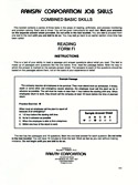 Combined Basic Skills (Food Industry) FI