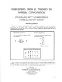 Mechanical Aptitude Test (Spanish)