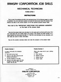 Mechanical Technician BTM-1