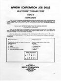 Multicraft Trainee Test