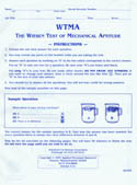 WTMA - Wiesen Test of Mechanical Aptitude