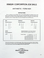 Arithmetic (Electronics & Instrumentation) - Form IHER