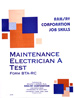 Maintenance Electrician A - Form BTA-RC